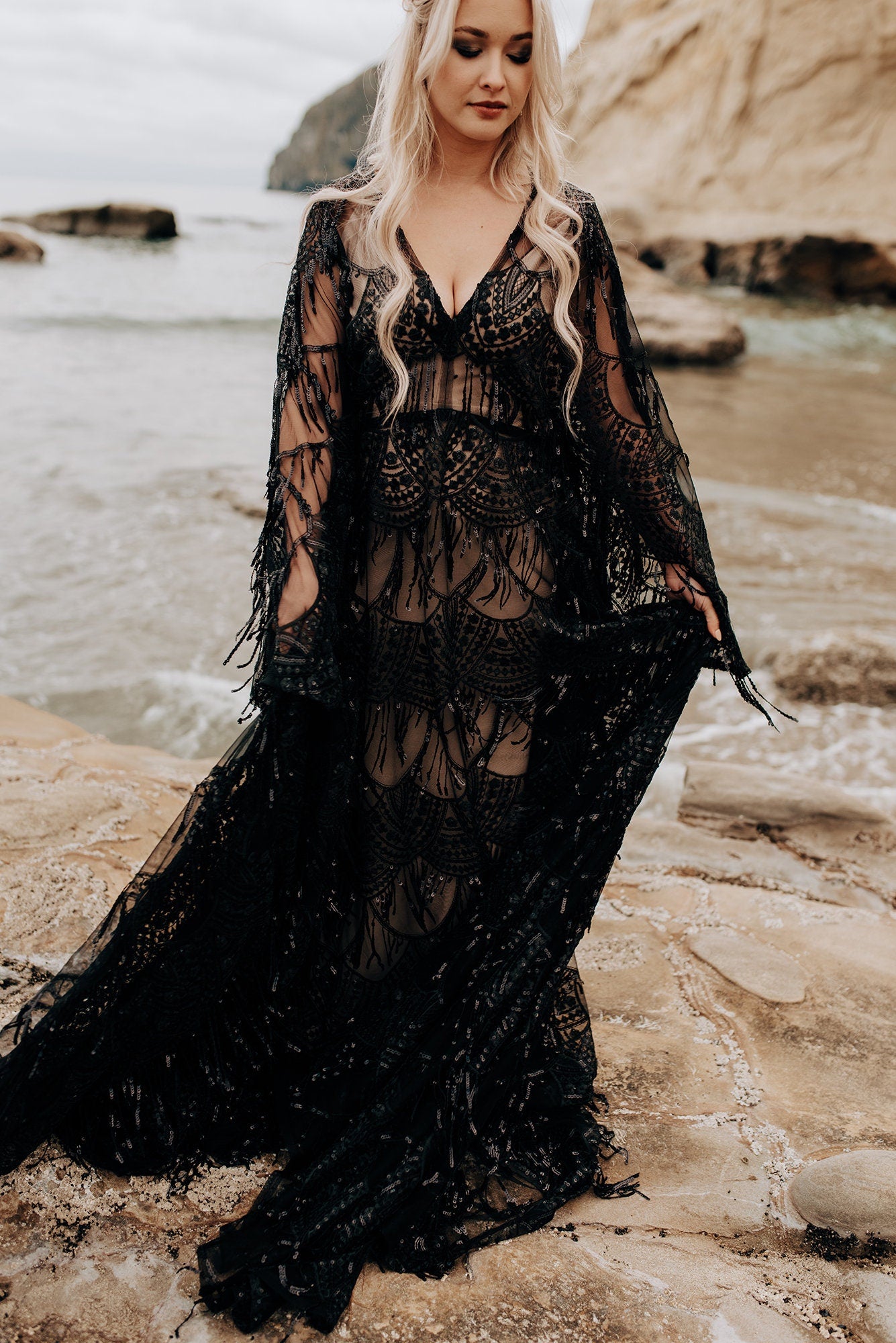 Small-2XL Black Gatsby Dress – Sew Romantic Designs