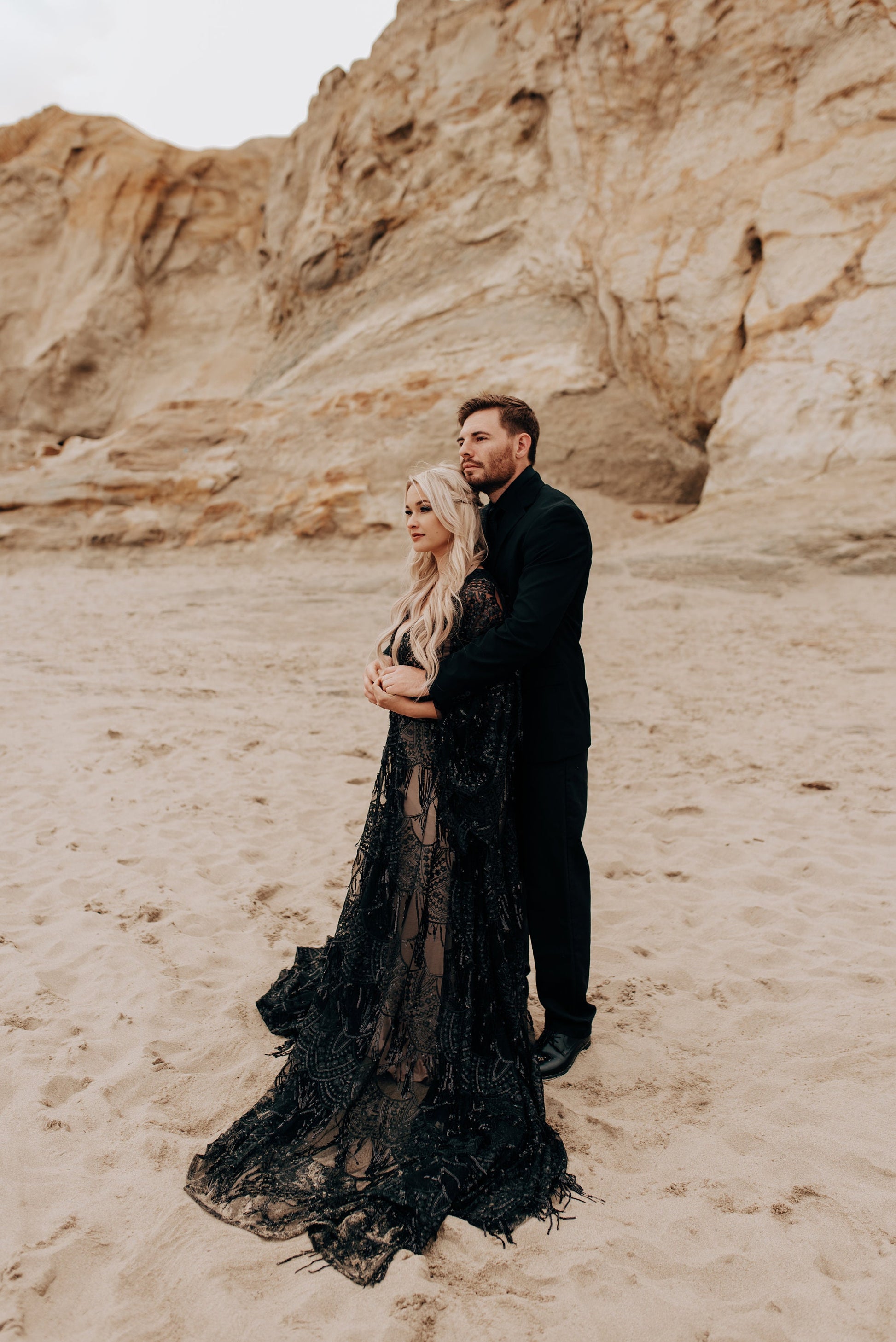 RENTAL - Black Gatsby Dress - Photoshoot Dress - Wedding Dress - Maternity Dress