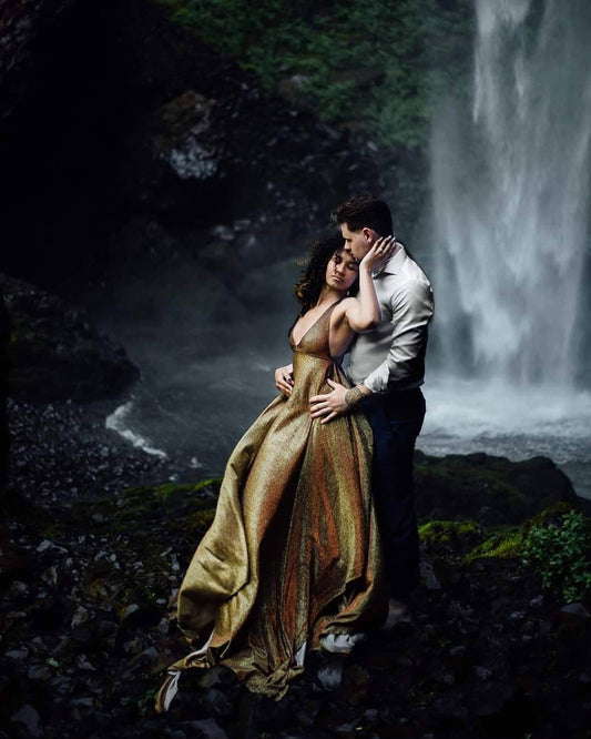 PREORDER - Glimmer Dress - Sparkles - Flowy - Photoshoot Dress - Maternity Dress