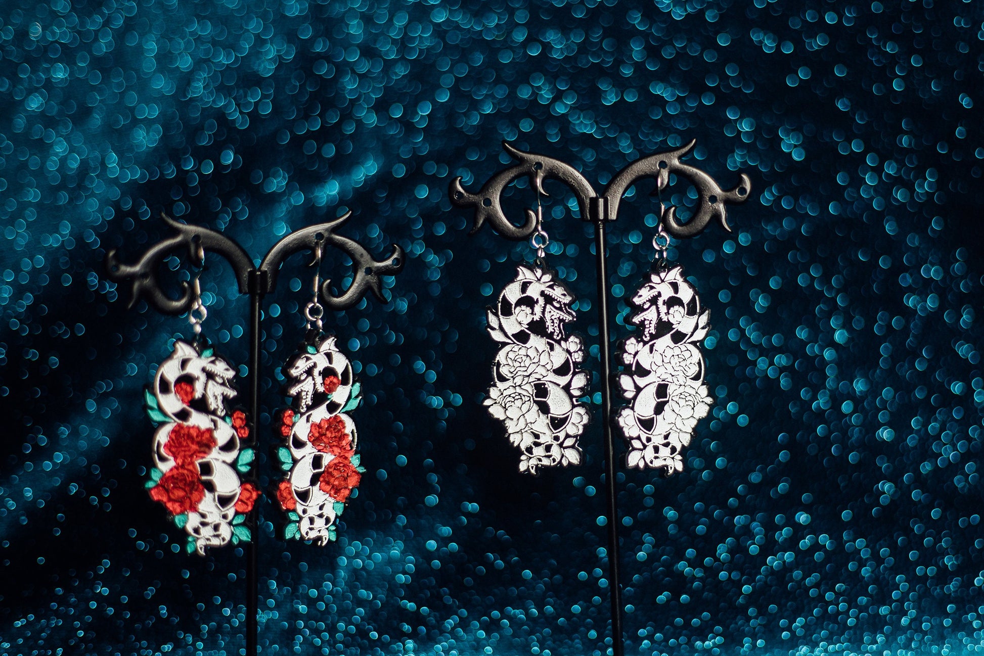 Spooky Season Dangle Earrings - LOTS OF CHOICES! - Custom Earrings - 1