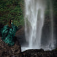 Adjustable sized emerald green sequin dress